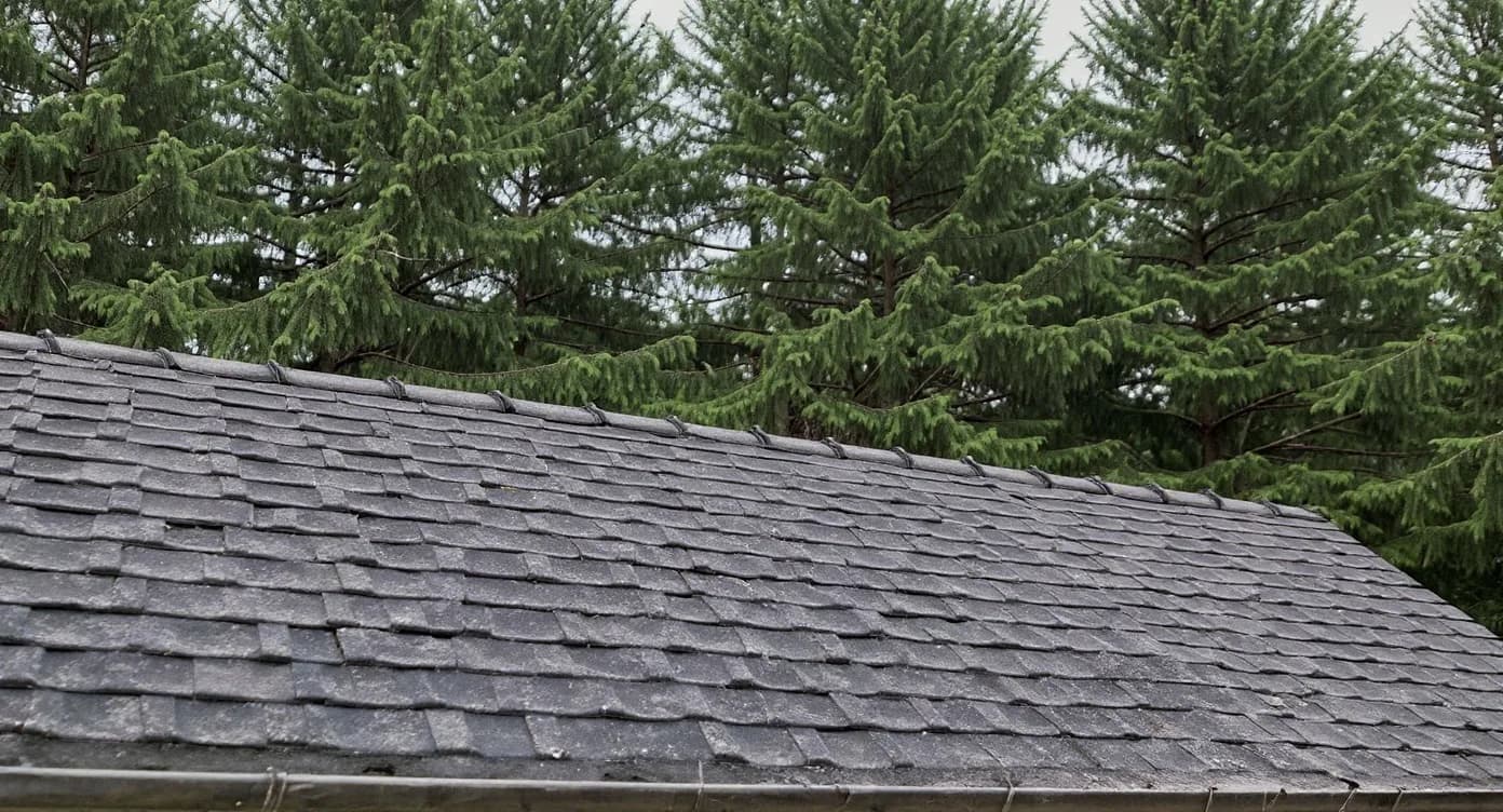 The same home with a clean new architectural shingle roof
